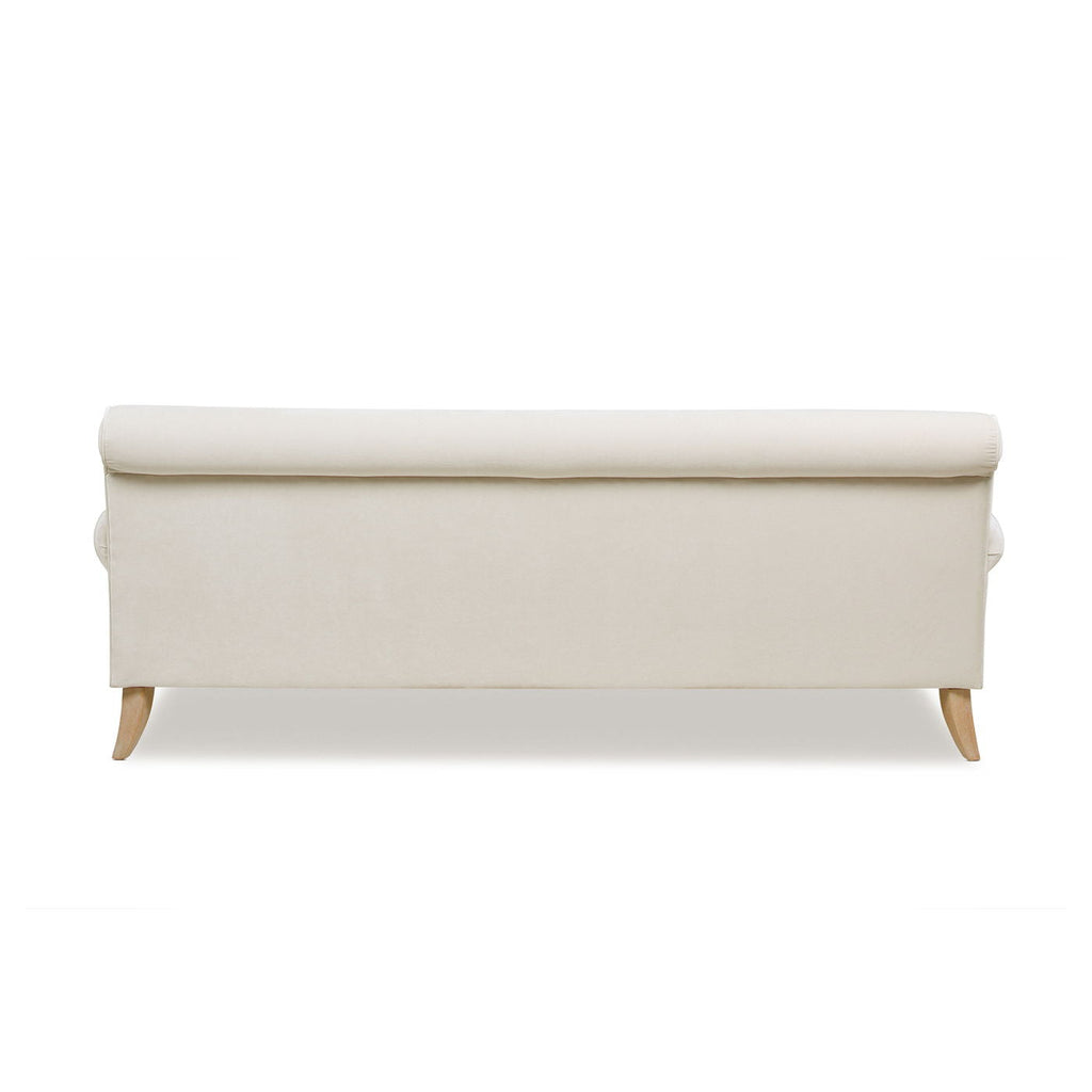 Two Cushion Tightback Sofa with Removable Cushions - Beige or Light Brown