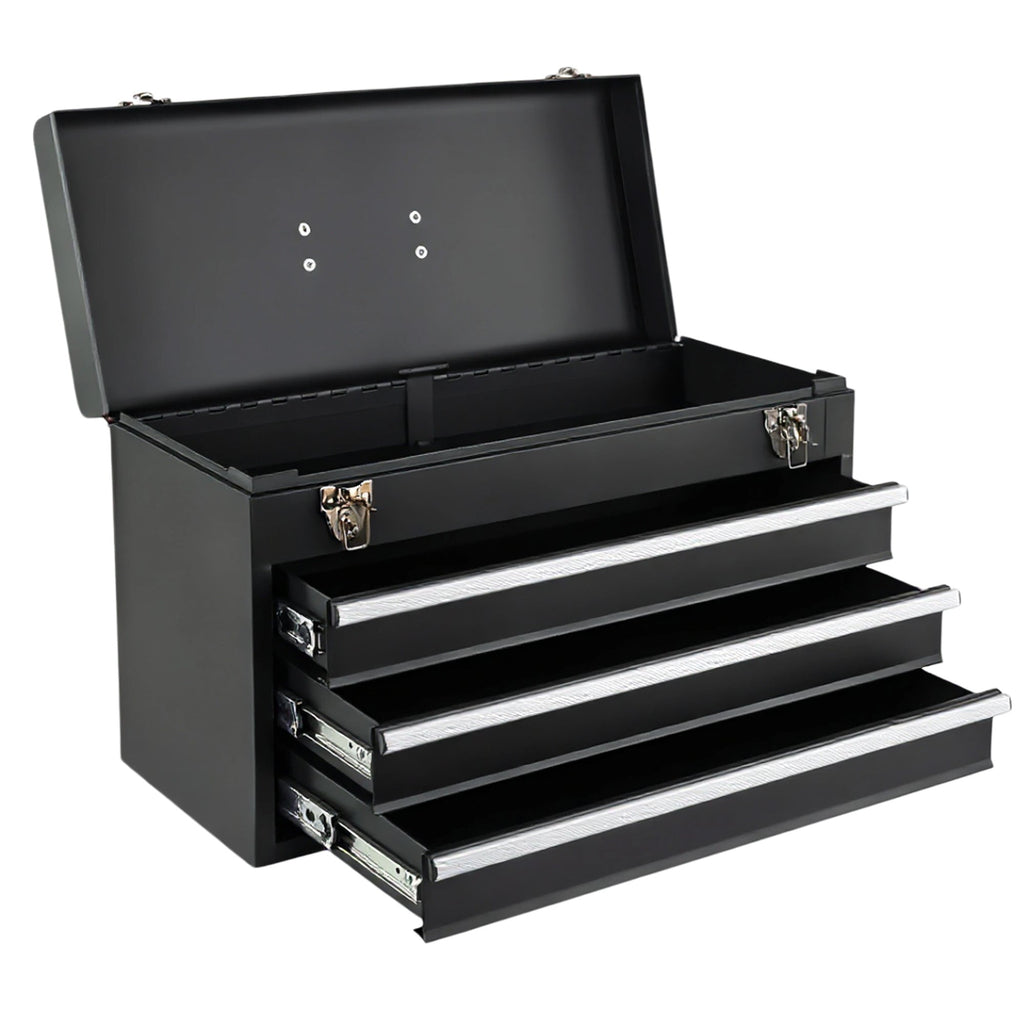 465-Piece Mechanics Tool Set with 3-Drawer Metal Box - Black & Blue
