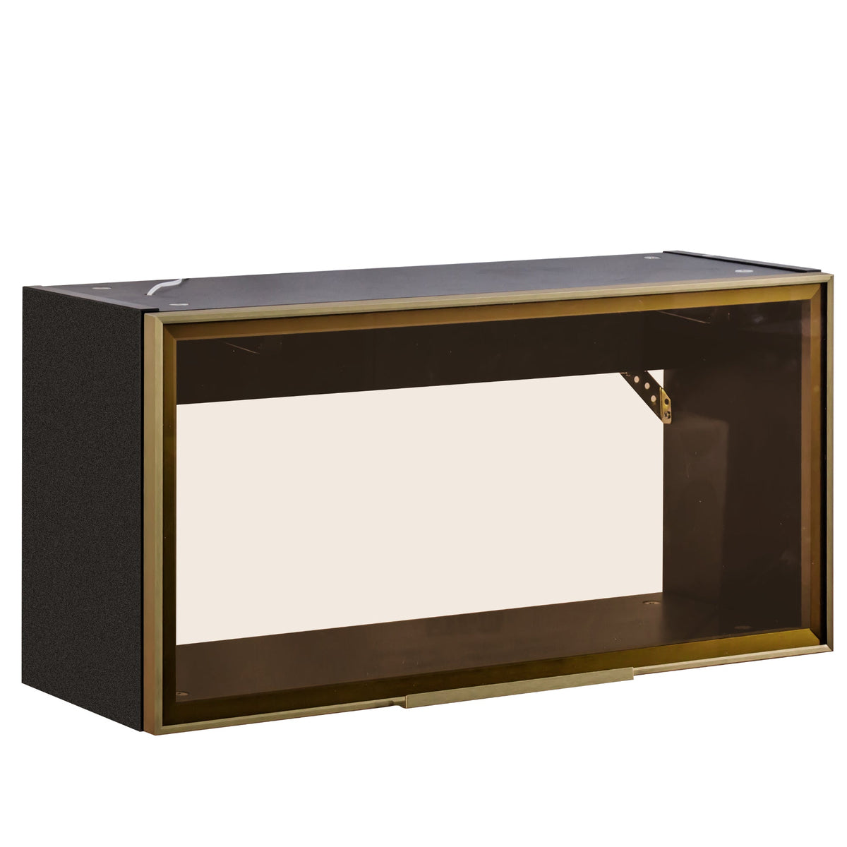 Large-Capacity Spice Rack Wall Mounted Storage Cabinet with Up-Flip Door - Particle Board