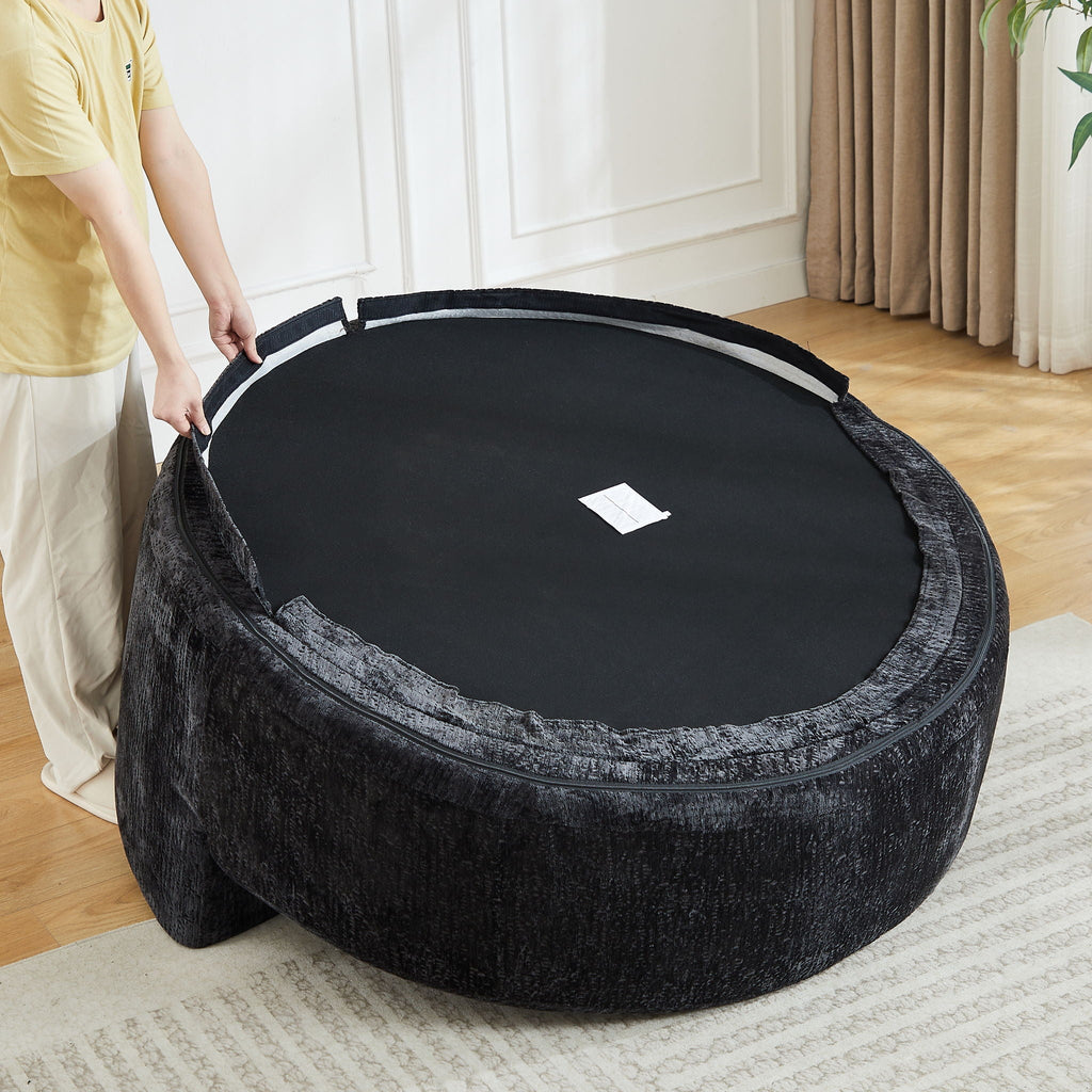 Swivel Sleeper Chair with Supportive Pillow and 360° Base - Multiple Colors