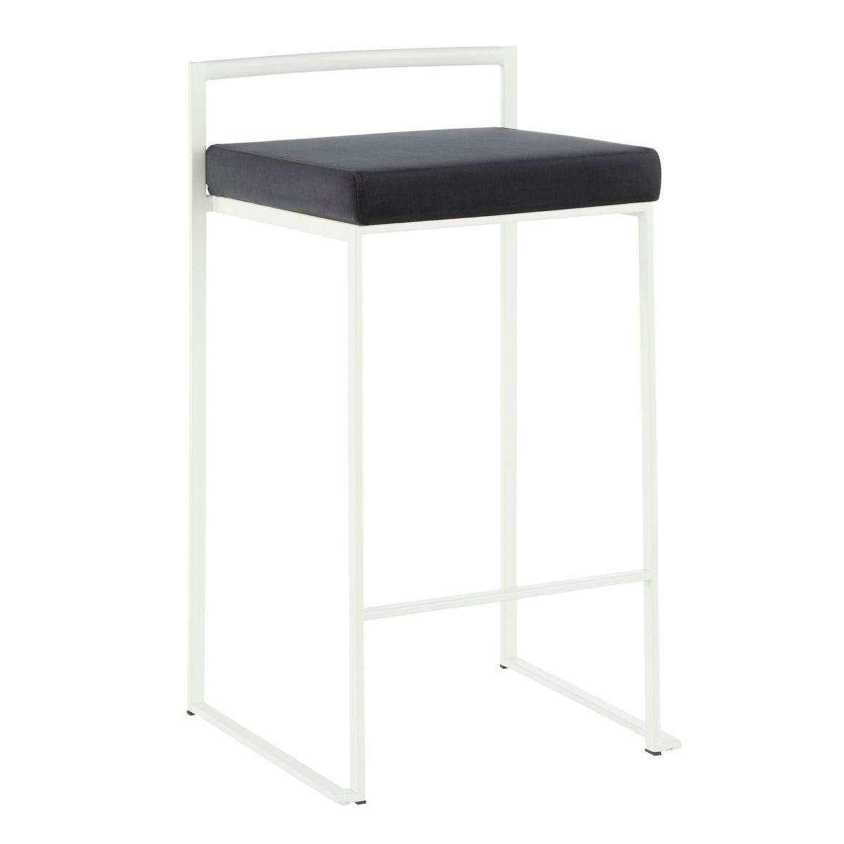 Stackable Counter Stool with Padded Comfort Seat - Multiple Colors