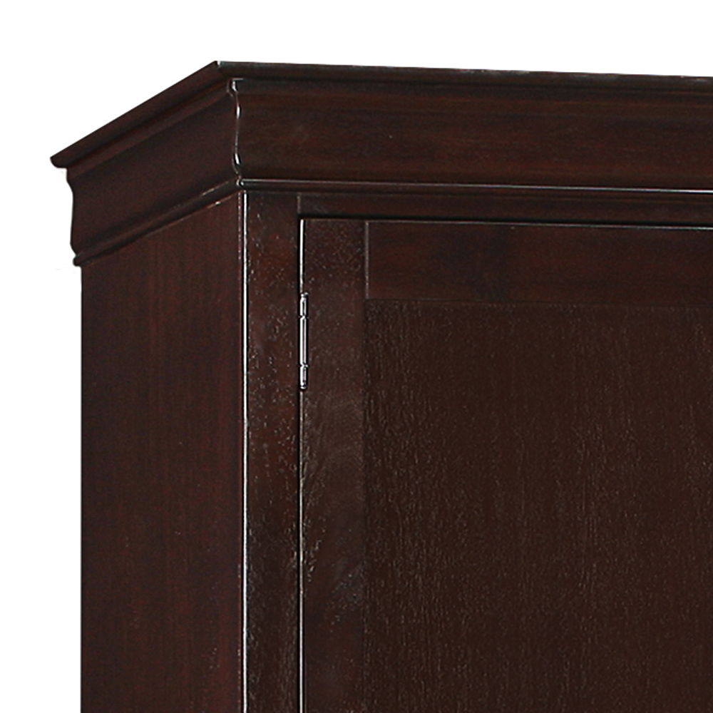 Traditional Armoire with Hanging Bar - Multiple Colors