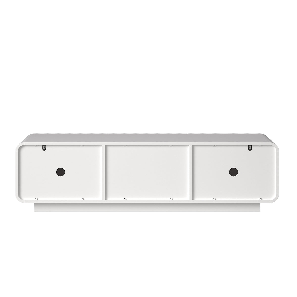 58" Modern Spiral Wave TV Console