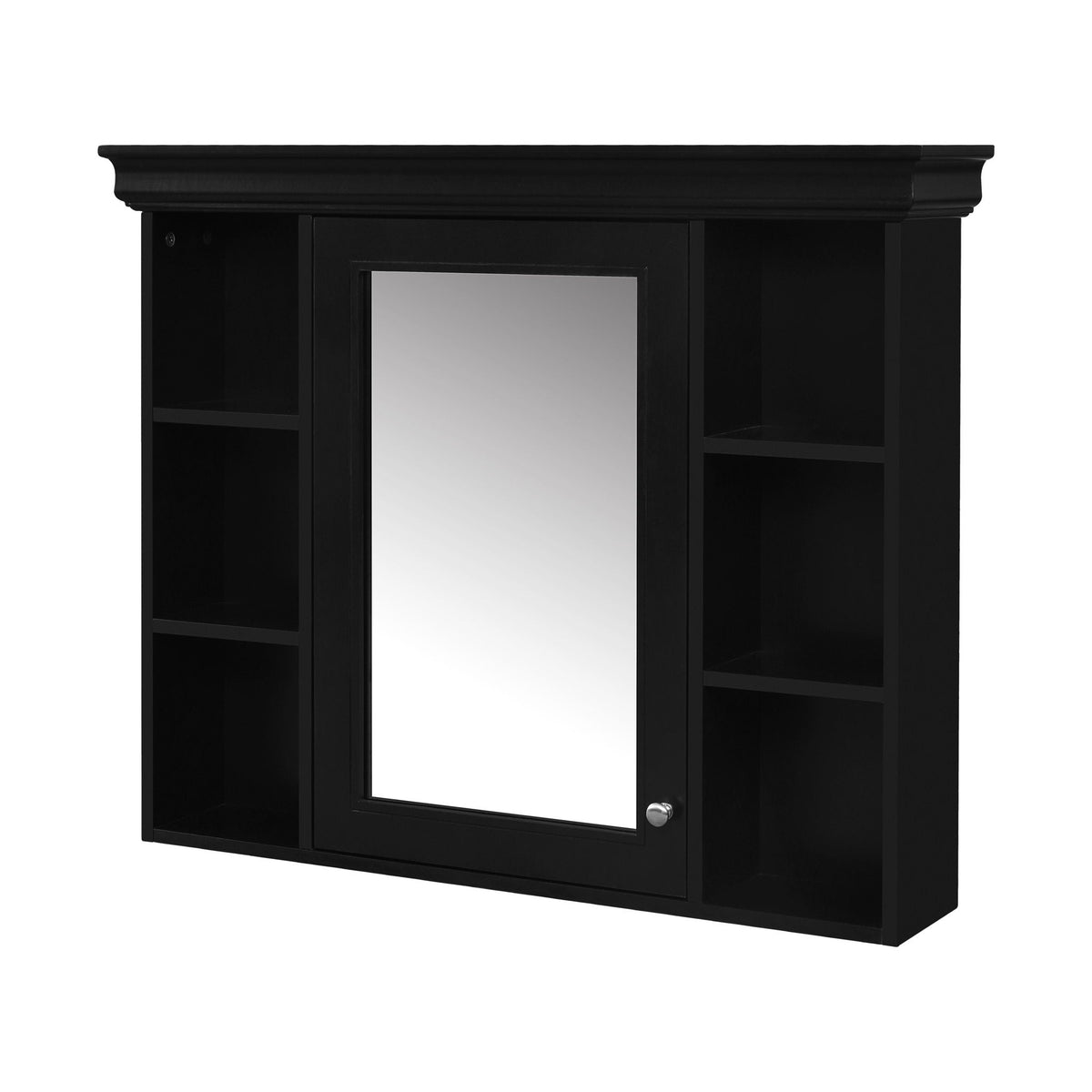 Wall Mounted Bathroom Storage Cabinet with Mirror Door - 35.5" Wide