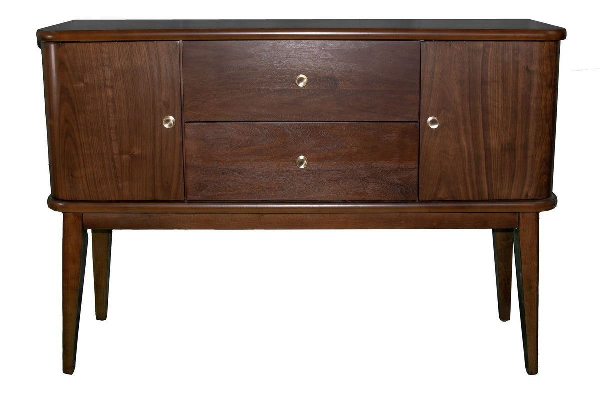 Cherry Server with 2 Drawers and 2 Cabinets - Solid Wood & MDF