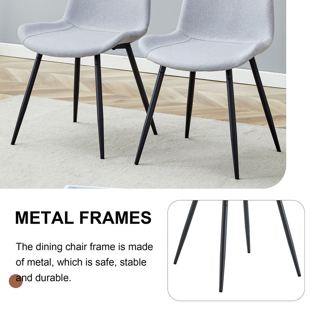 Modern Medieval Cushioned Chairs with Suede Backrest - Pearl Silver, White, or Gray
