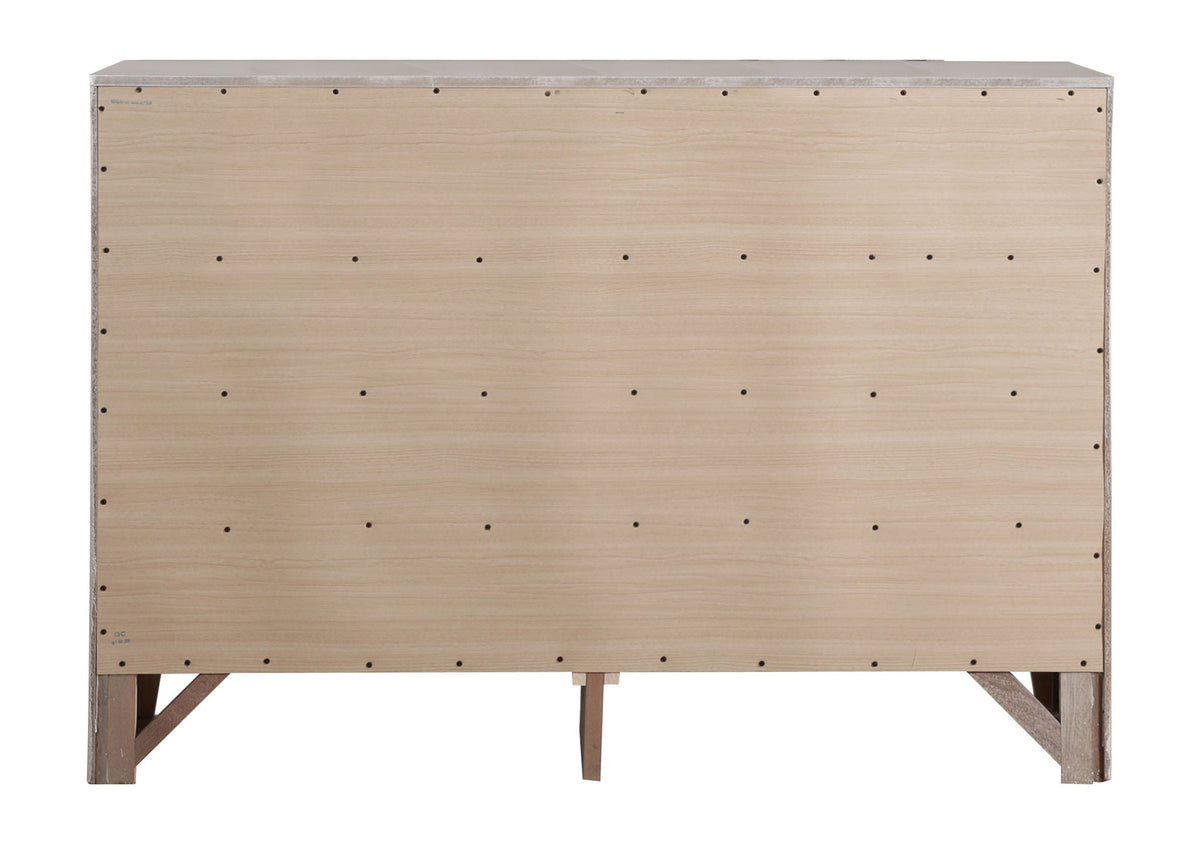 Marilla Dresser with Molded Resin Drawer Fronts - Multiple Colors