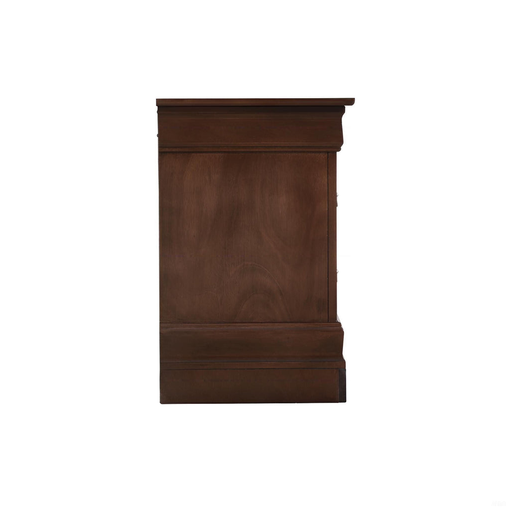 Louis Phillipe - Storage Nightstand - Cappuccino
