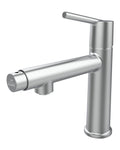 Chrome Single Handle Bathroom Faucet with Dual-Function - Polished Chrome