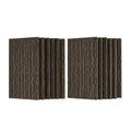3D Faux Stone Wall Panels with Lightweight PU Construction - Black