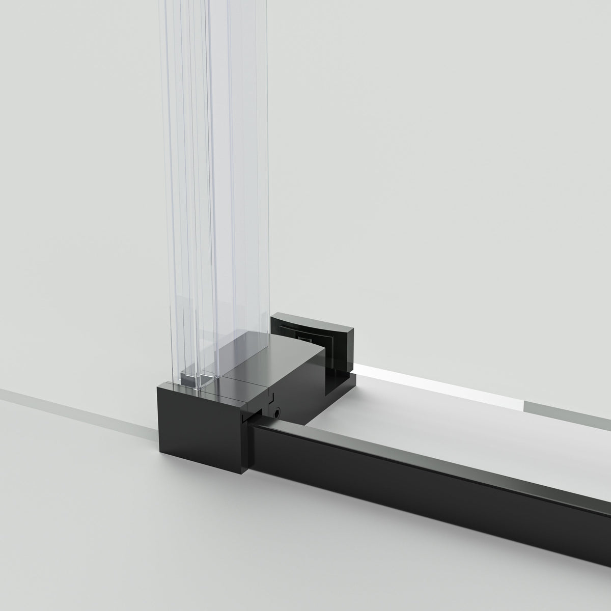 Frameless Sliding Shower Door with Premium Tempered Glass - 56-60" W x 76" H