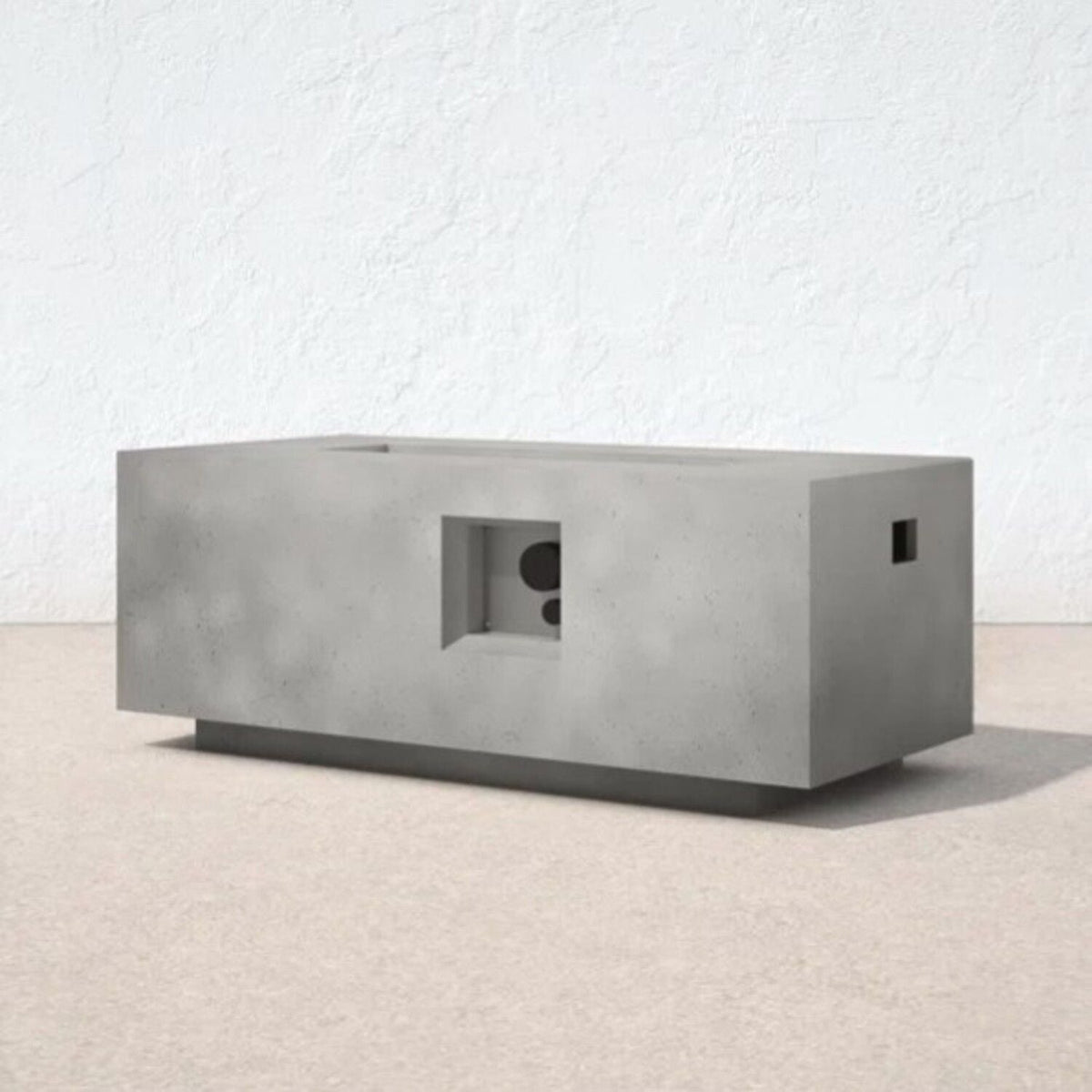 Propane Outdoor Durable Fire Pit Table with 50,000 BTU Output - Gray