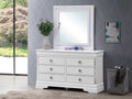 Silver Champagne Dresser with Embossed X Design - Verona