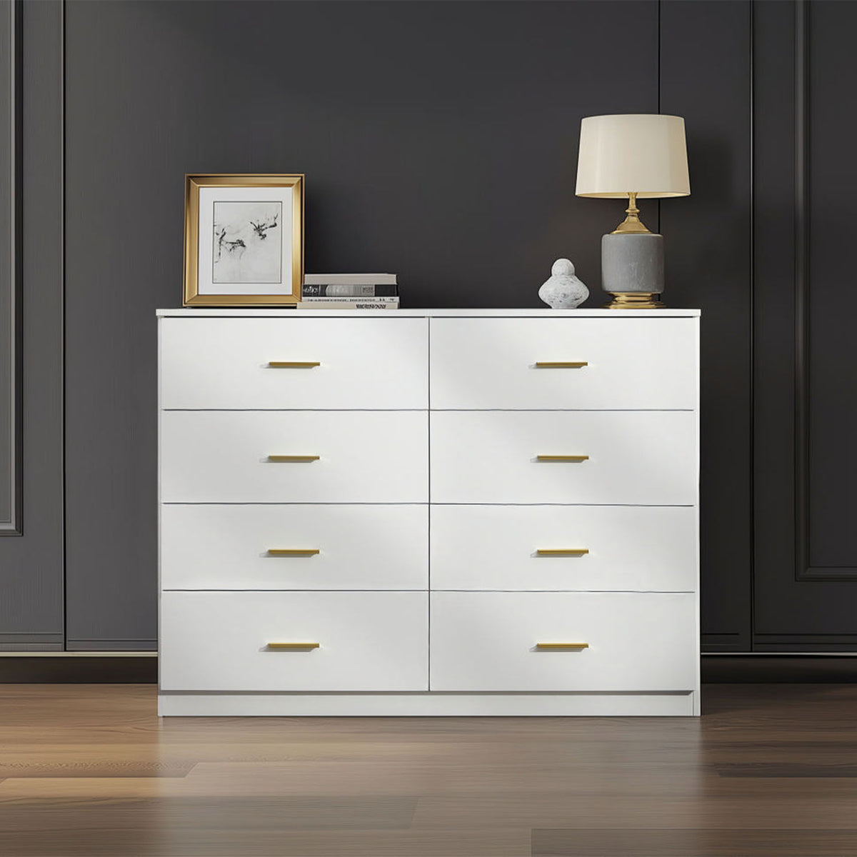 Modern Drawer Dresser with Ample Storage - Multiple Colors