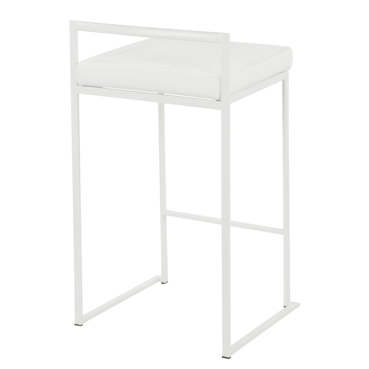 Stackable Counter Stool with Padded Comfort Seat - Multiple Colors