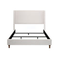 Hayden - Upholstered Wingback Bed With Tall Headboard