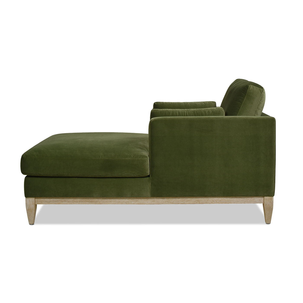 Modern Farmhouse Chaise Lounge Chair with Removable Cushions - Choice of Color