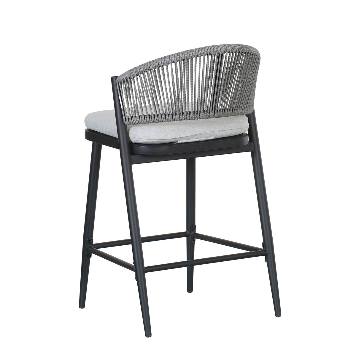 Outdoor 26" Counter Height Metal Frame Counter Stools