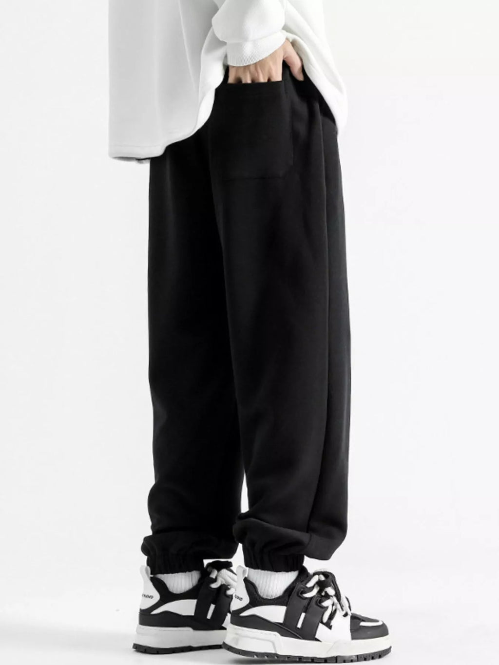 Men's Full Size Relaxed Fit Joggers Plus Size