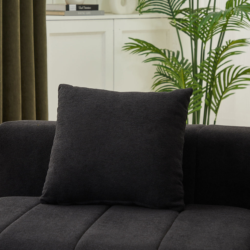 Modular Sectional Sofa with 2 Pillows – Symmetrical Design