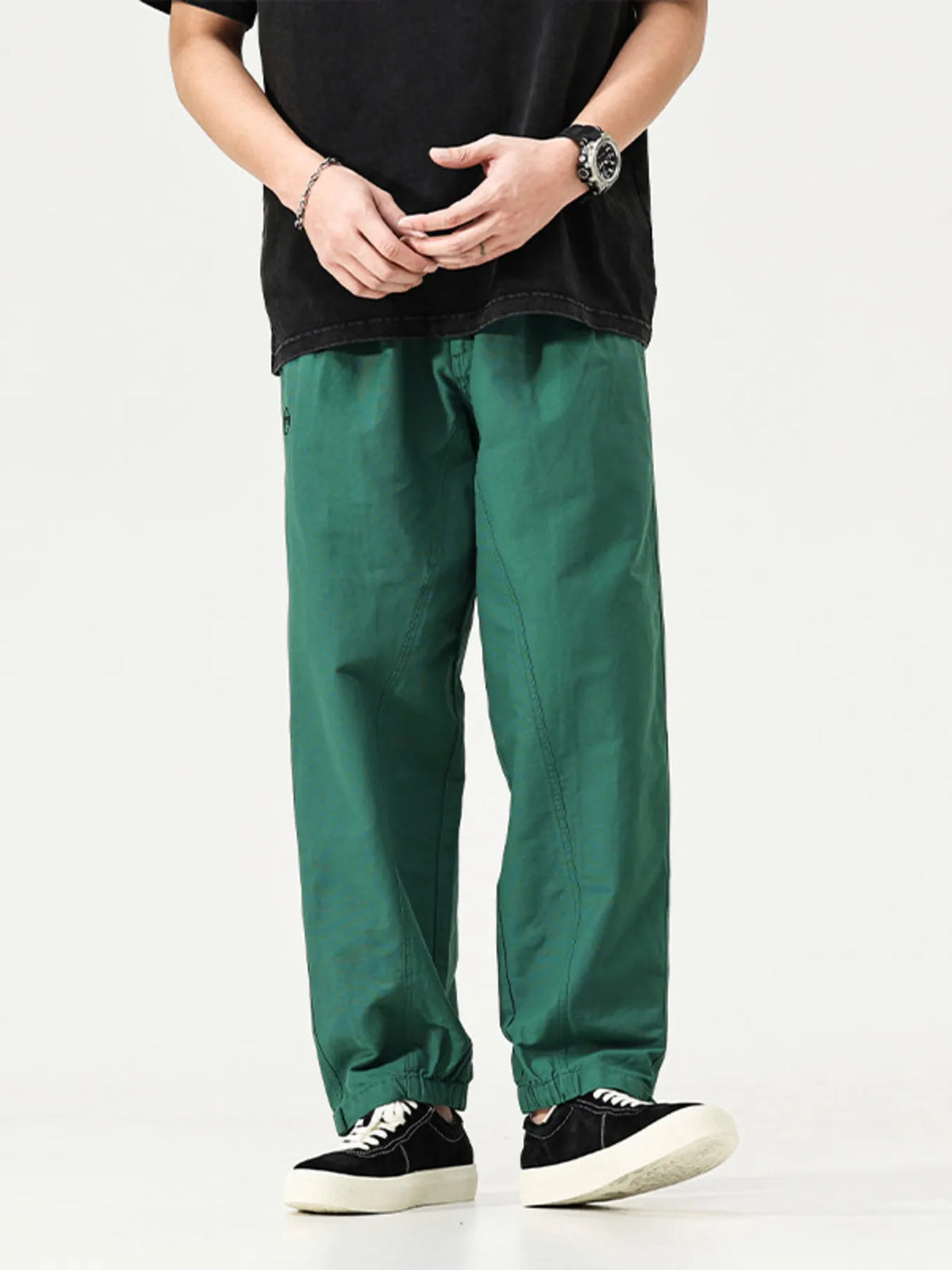 Men's Full Size Casual Loose Fit Cargo Pants Plus Size