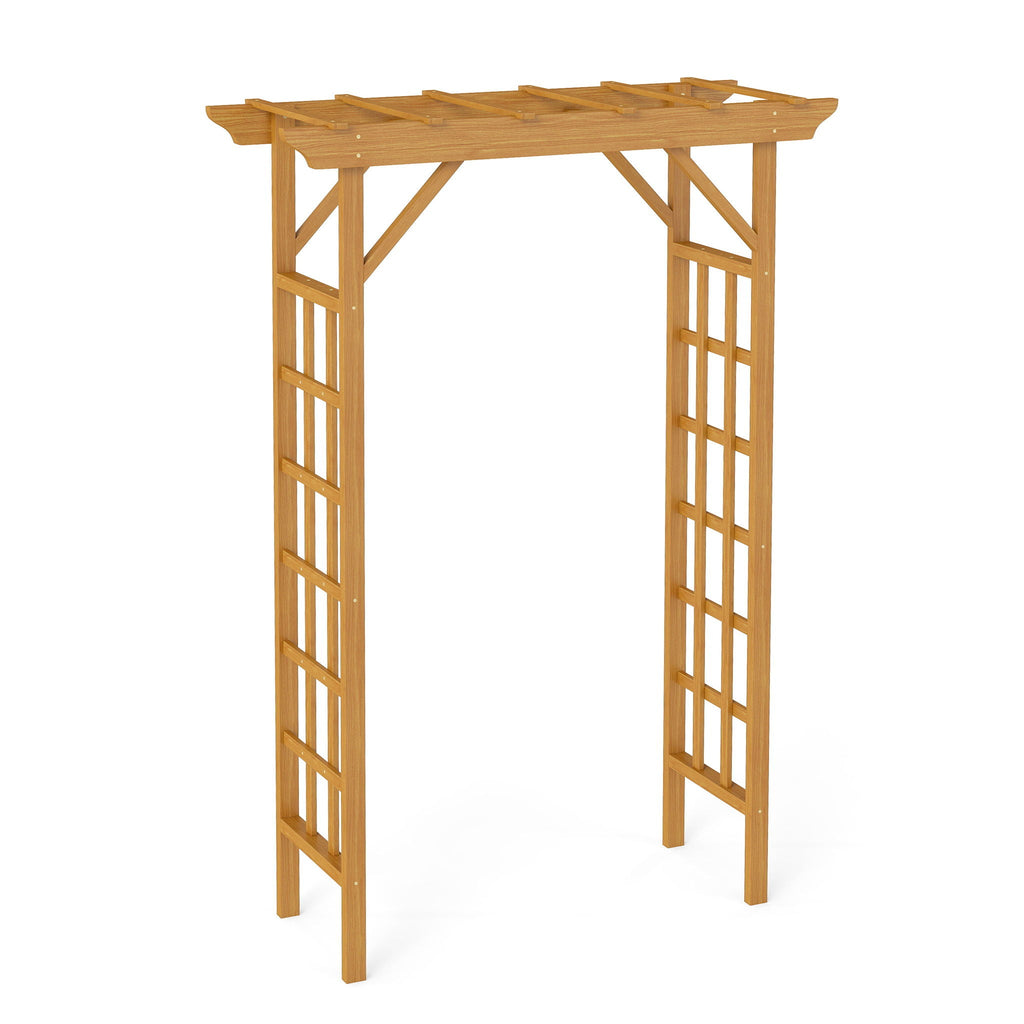 Wedding Arbor with Trellis Design - Dark Brown or Light Brown