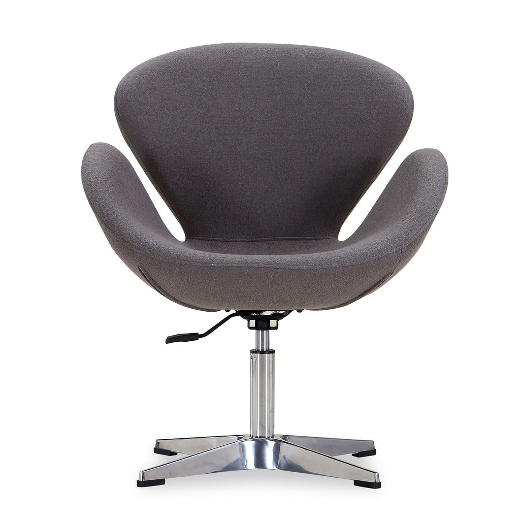 Raspberry Swivel Lounge Chair with 360-Degree Rotation - Multiple Colors