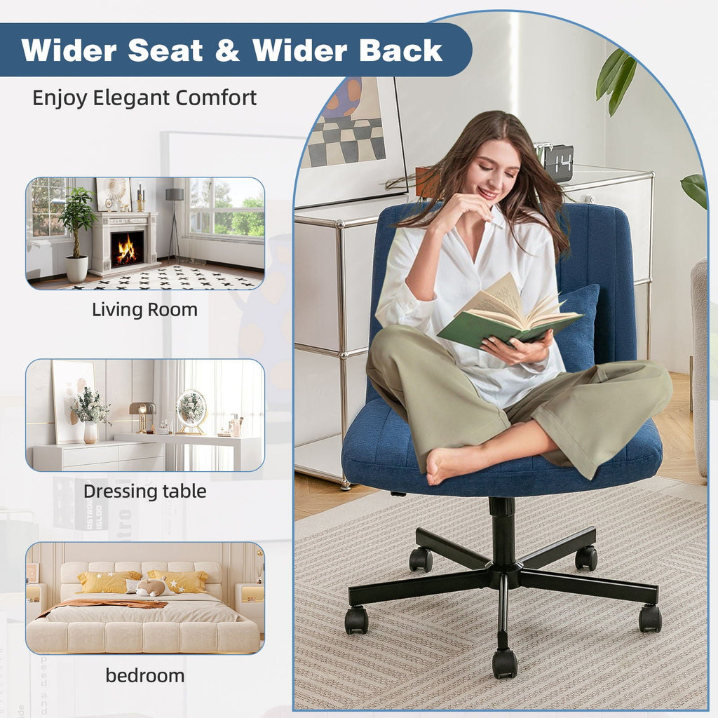 Criss Cross Office Chair with Adjustable Height – Ergonomic Design