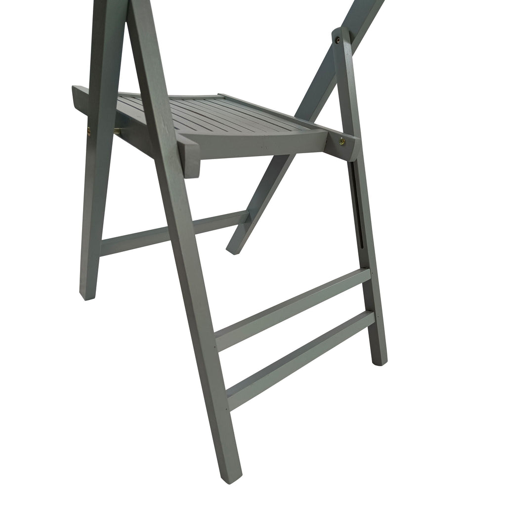 Foldable Solid Wood Special Event Chair Set - Set of 4 (Multiple Colors)