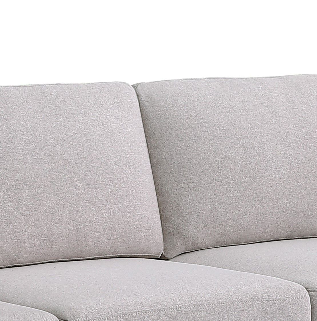 Light Gray Loveseat with Removable Cushions - Kristin