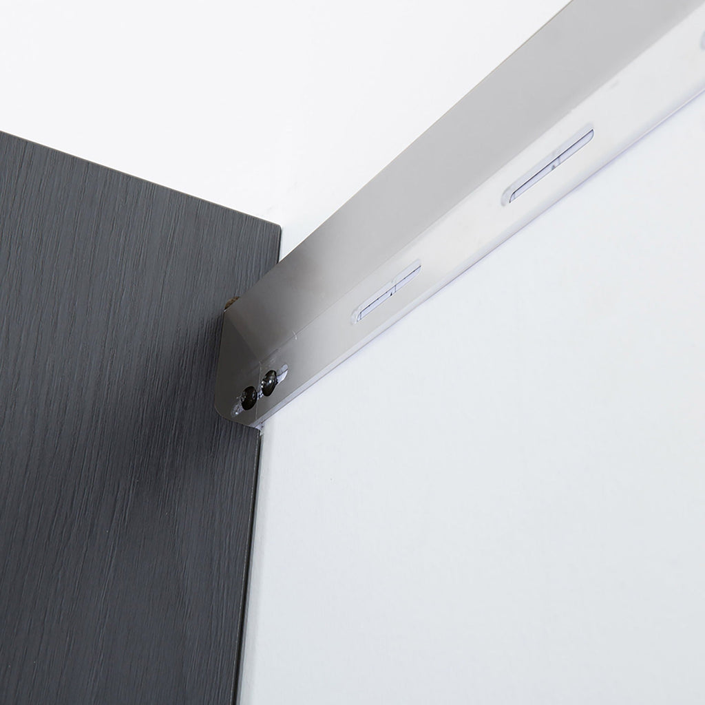 Wall Mounted Garage Cabinet with Deep Storage & Soft-Closing Drawer - Dark Gray