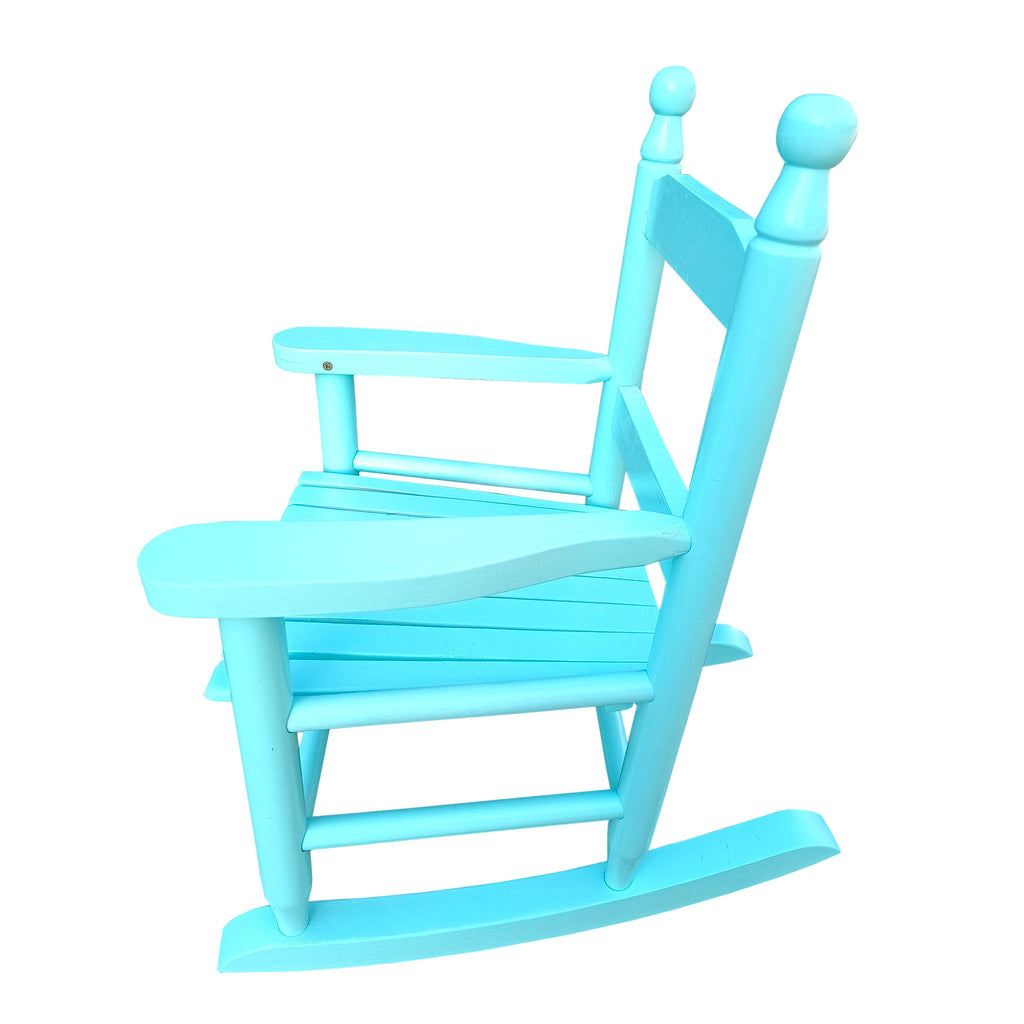 Children's Rocking Chair with Sturdy Populus Wood Frame - Multiple Colors