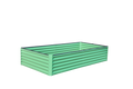 Galvanized Raised Garden Bed with Durable Steel Construction - Green or Gray