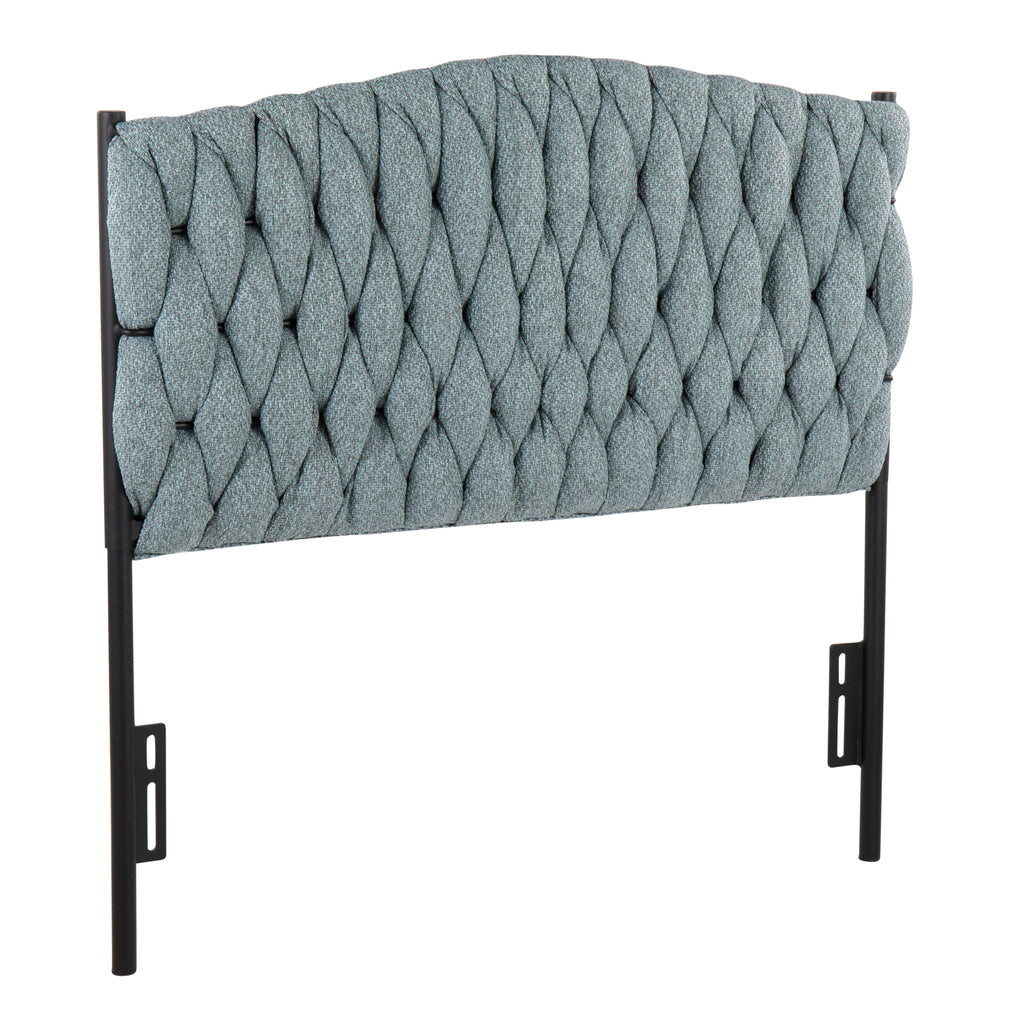 Braided Matisse Contemporary Design Upholstered Headboard - Twin Size
