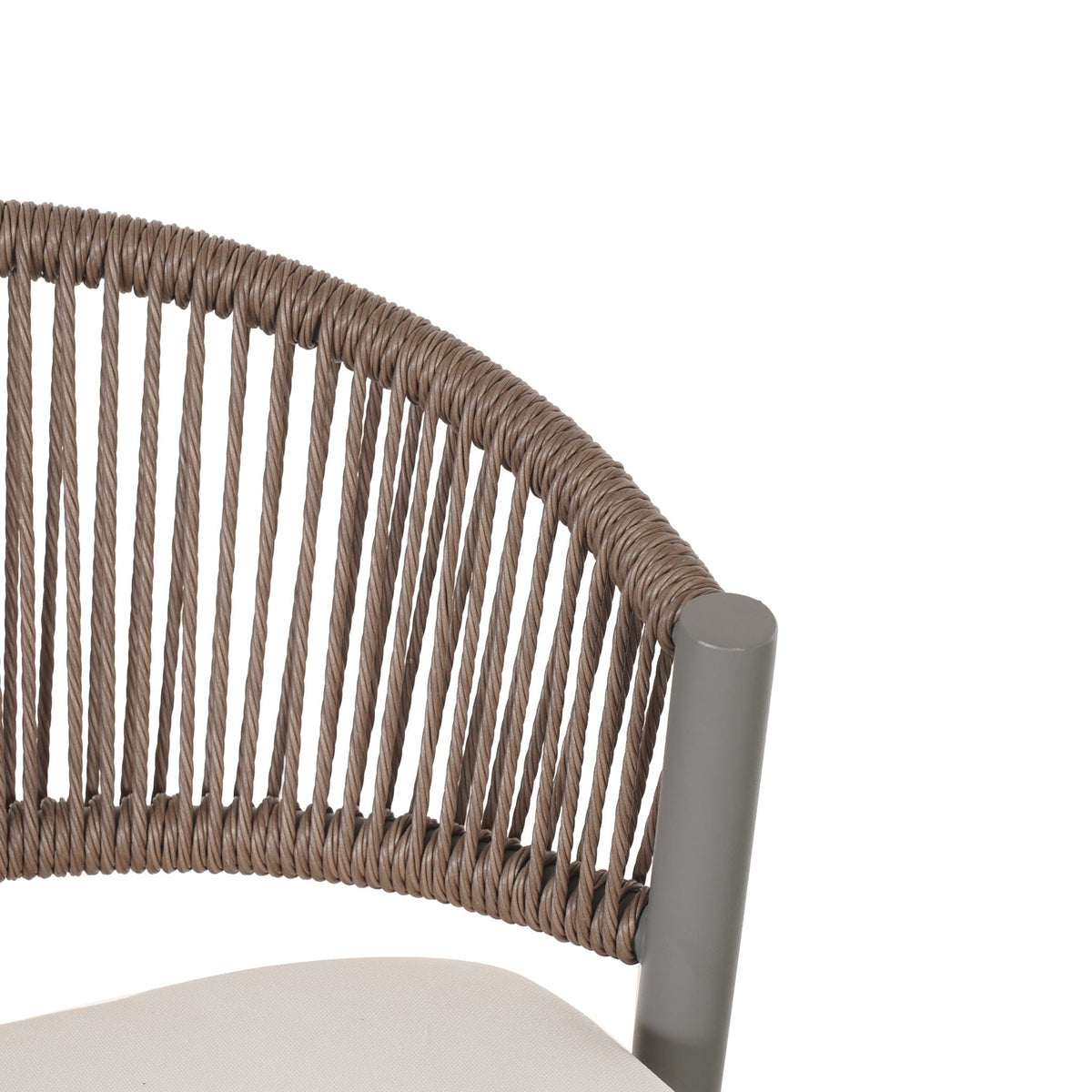 Outdoor Bar Height Metal Frame Counter Stools