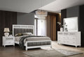 Barzini 4-piece Eastern King Bedroom Set White