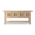 Reclaimed Pine Sideboard with Lower Shelf - Natural
