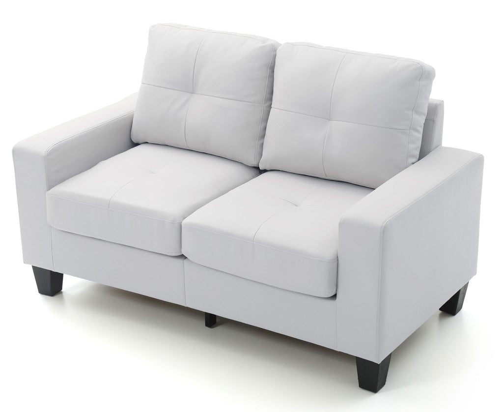 Track Arm Loveseat with Pocket Coil Comfort - Multiple Colors