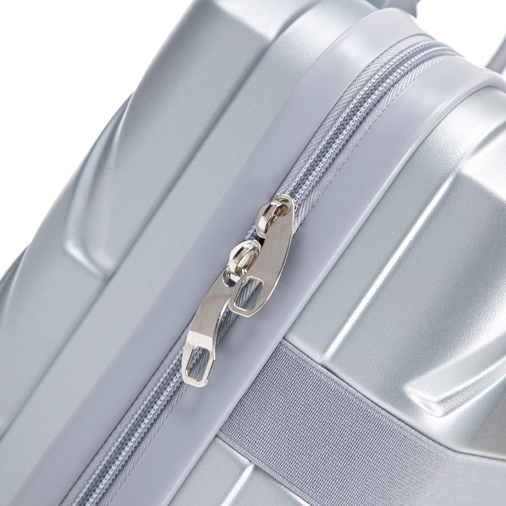 ABS Spinner Wheel Hard Case Luggage Set with Lock - 2 Piece, Black