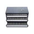 End Mill Dispenser Cabinet with 29 Compartments - Steel