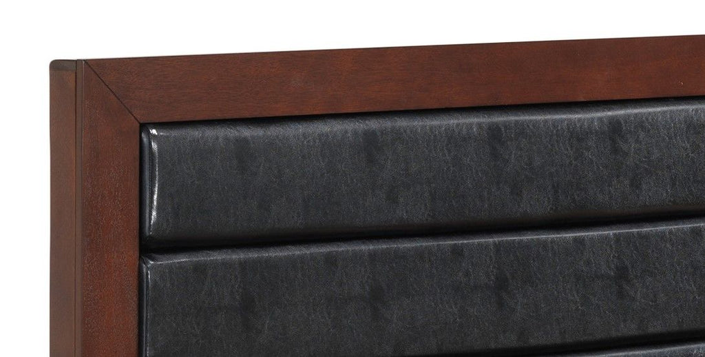 Elegant Storage Bed with Ample Storage - Dark Brown or Black