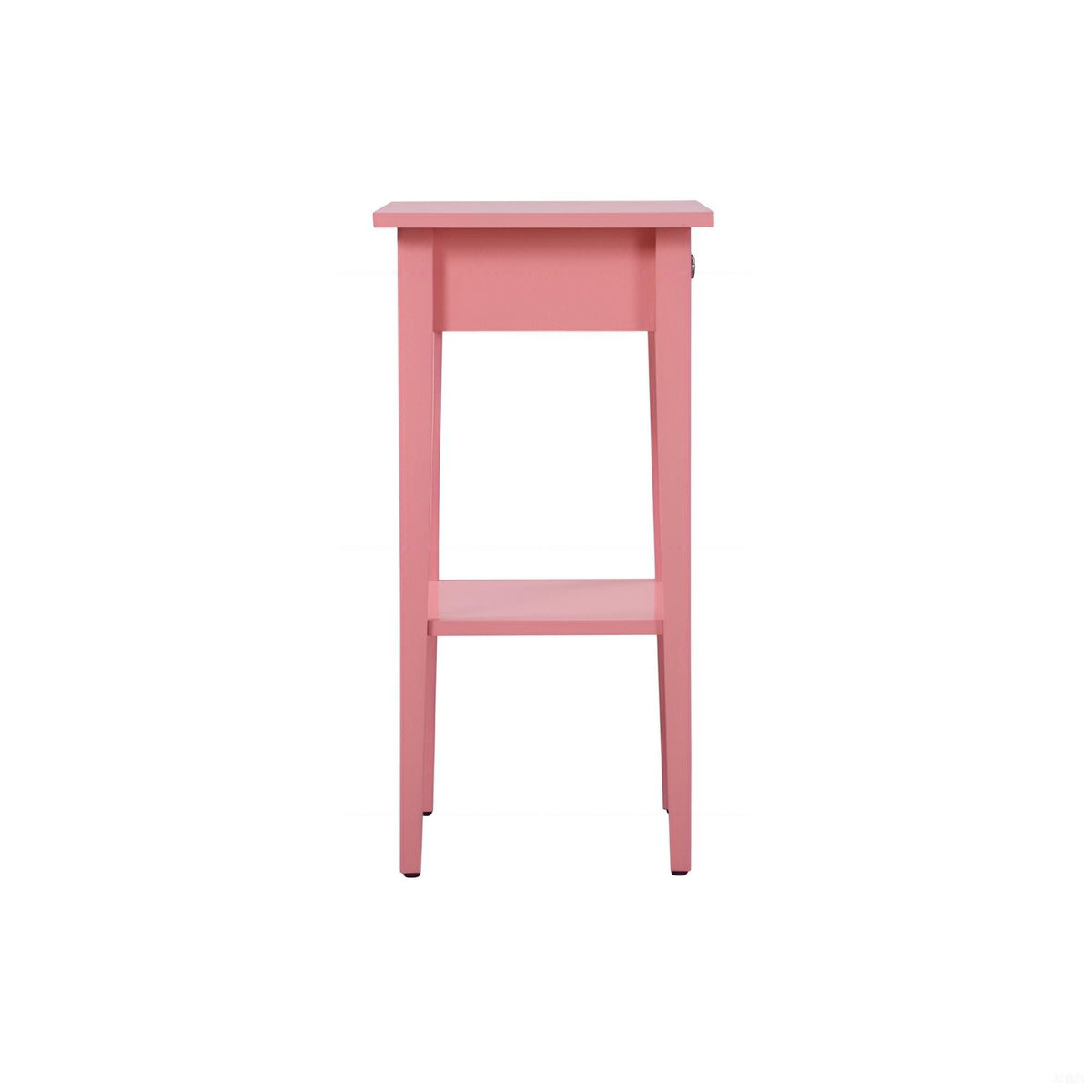 Wood Nightstand with Drawer and Shelf - Multiple Colors