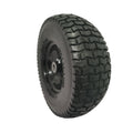 Flat Free Tire and Wheel Assembly with 3" Hub - Black