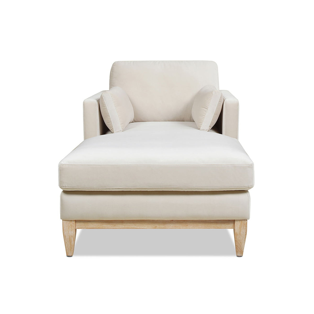 Modern Farmhouse Chaise Lounge Chair with Removable Cushions - Choice of Color
