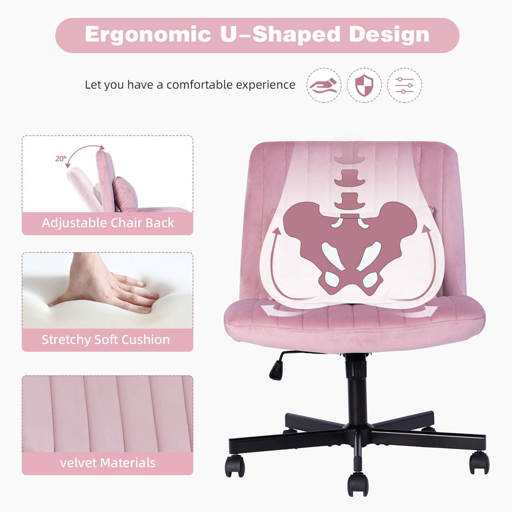 Criss Cross Office Chair with Adjustable Height – Ergonomic Design