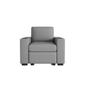 Single Pull Out Sofa Bed with USB Ports and Cup Holders - Dark Gray or Beige