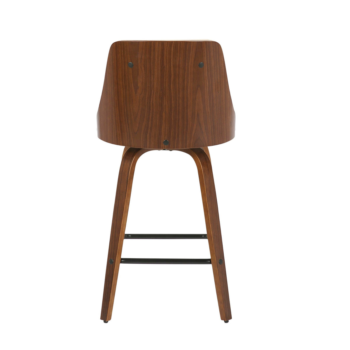 Mid Century Modern Counter Stool Set with Swivel - Multiple Colors