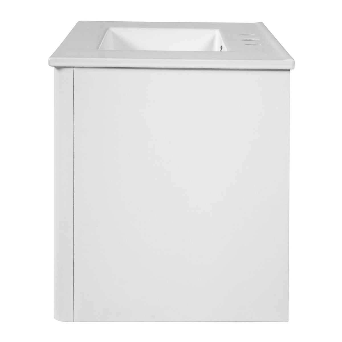 Floating Bathroom Vanity with Soft Close Drawer Slides – White or Black