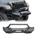 X Style Front Bumper with Winch Plate - Black
