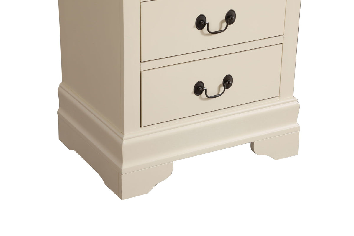 Traditional Style Lingerie Chest with Carved Base - Multiple Colors